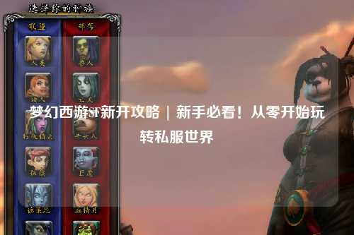 夢(mèng)幻西游SF新開攻略 | 新手必看！從零開始玩轉(zhuǎn)私服世界